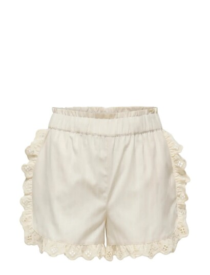 Kids Only Kogirisa Embroidery Shorts Wvn Cream 164