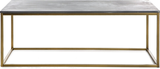 Bord Gustav grå/gull 120x55x45cm Bord Gustav grå/gull 120x55x45cm