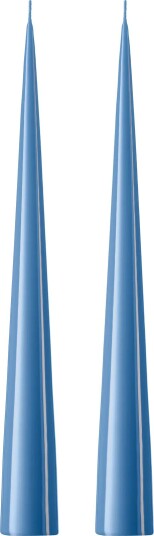 ester & erik ester & erik kjeglelys 37 cm 2 stk. lakket Moon blue 37