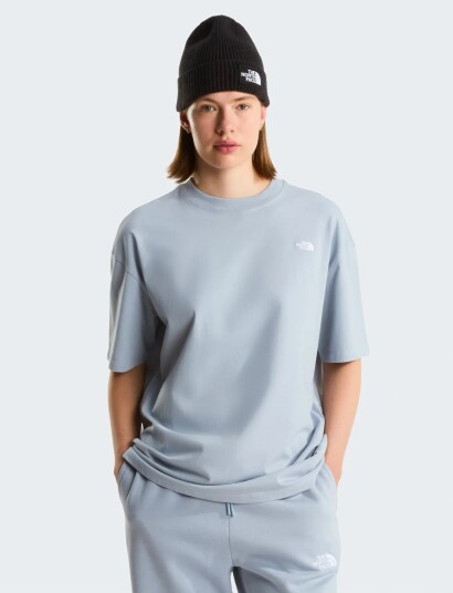 The North Face W Tnf Essential Simple Dome Os Ss Tee Grey L