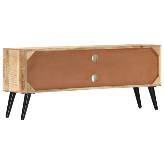 vidaXL TV-benk 115x30x47 cm heltre mango