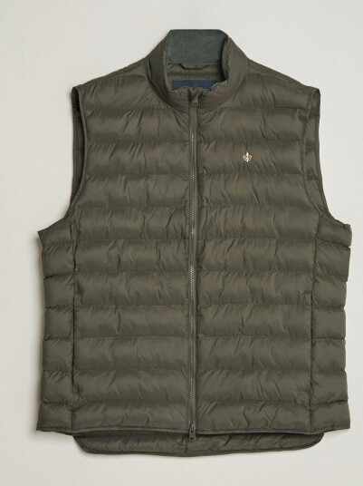Morris Norfolk Liner Vest Olive