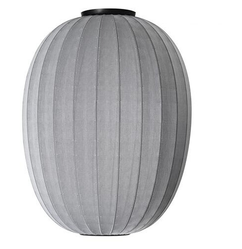 Made By Hand Knit-Wit Høy/Oval Taklampe Ø65 Sølv