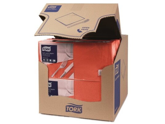 Serviet Tork 33X33 Cm 3-Lag Terracotta,10 Pk X 150 Stk
