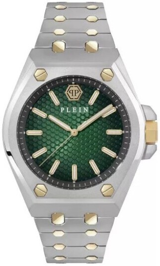 Philipp Plein Herreklokke PWPMA0224 Plein Extreme Grønn/Gulltonet Philipp Plein Herreklokke PWPMA0224 Plein Extreme Grønn/Gulltonet