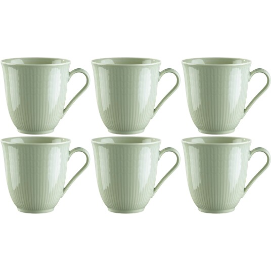 Rörstrand Swedish Grace Krus 30 cl 6 pk Meadow Light Green