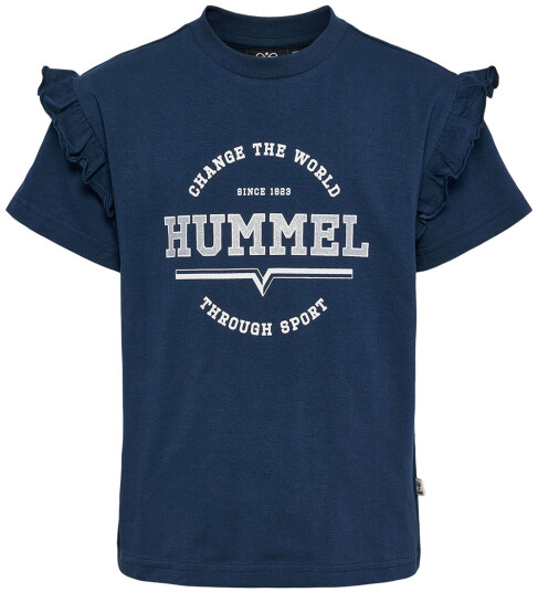Hummel T skjorte hmlViolet Dress Blue 8 år 128 T skjorte Blå
