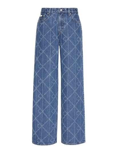 Calvin Klein Jeans Low Rise Baggy Ck Atlantic Blue 25 x 32