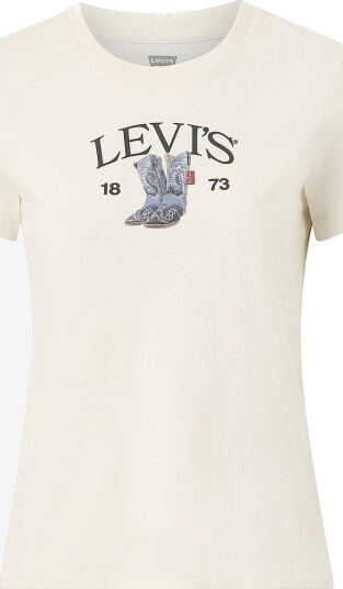 Levi's T skjorte The Perfect Tee Hvit