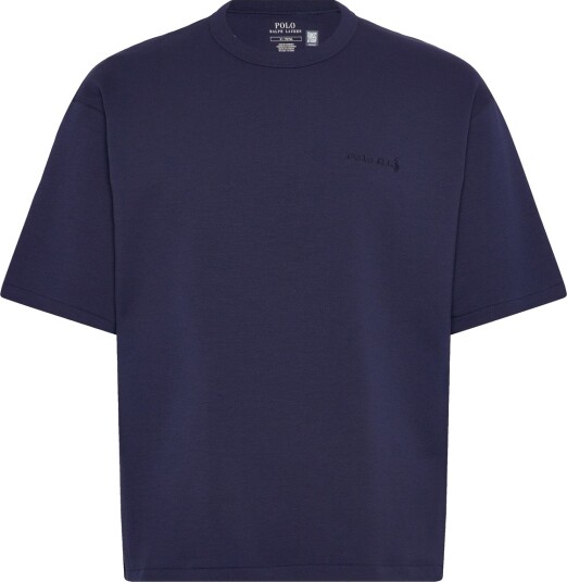 Polo Ralph Lauren Lt Wt Dbl Knit Tech Knt T Shirt Navy M Polo Ralph Lauren Lt Wt Dbl Knit Tech Knt T Shirt Navy M