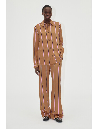 STINE GOYA Long Sleeve Shirt, 2249 Striped Vis - Orange - XS