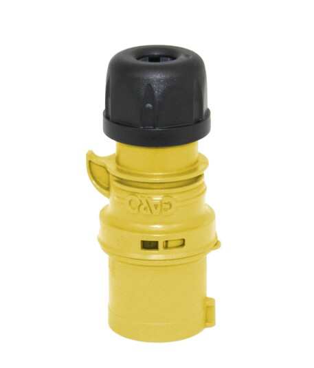 Garo P 232-4 S Støpsel IP44 3-polet 32 A Gul 4 h er & kabler