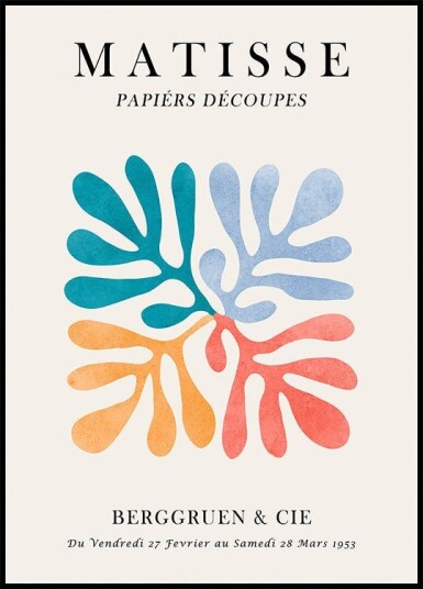 Matisse floral 4 Poster Plakat / 21x30cm