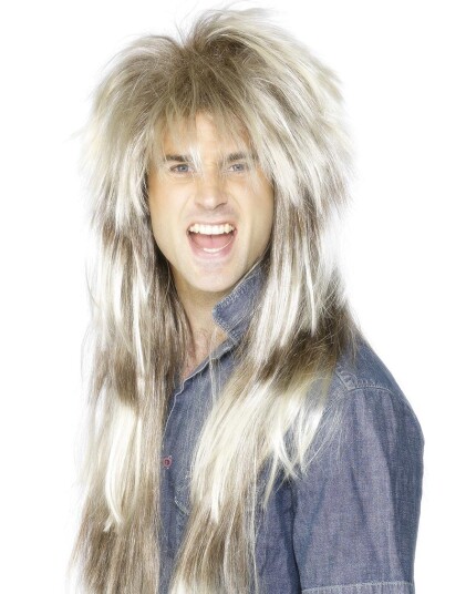 Ekstra Lang Mullet Parykk i Lys Brun Ekstra Lang Mullet Parykk i Lys Brun
