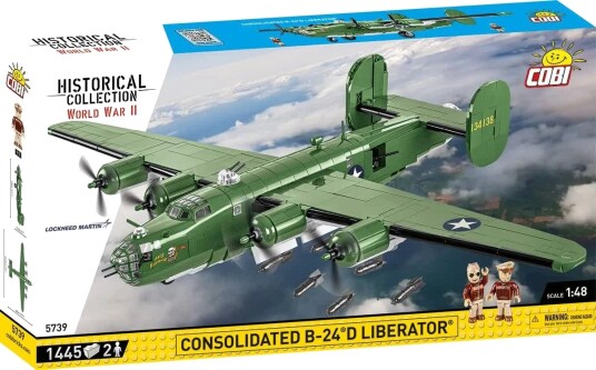 Cobi B-24d Liberator Byggesett 1445 Deler