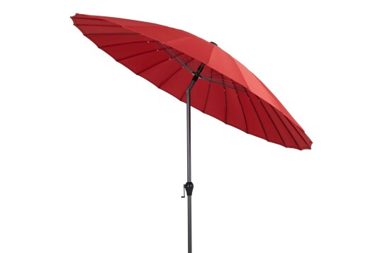 Brafab Shanghai parasoll Antrasitt/rød 2,7 m Rød Brafab Shanghai parasoll Antrasitt/rød 2,7 m Rød