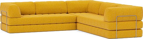 CozyPad Hjørnesofa med armlener B 6002598