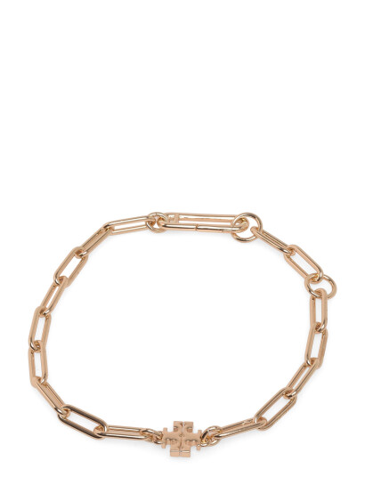 Tory Burch Good Luck Chain Bracelet Gold ONE SIZE x 19.69 Tory Burch Good Luck Chain Bracelet Gold ONE SIZE x 19.69