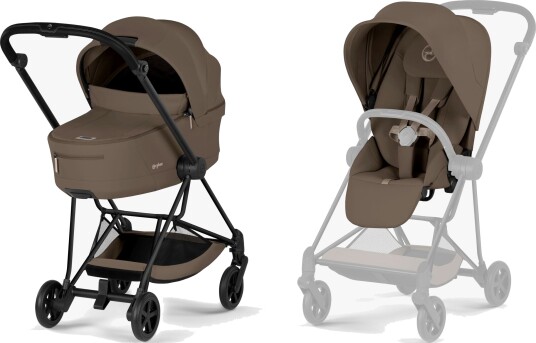Cybex Mios Comfort Duovogn Matt Black/Coconut Brown