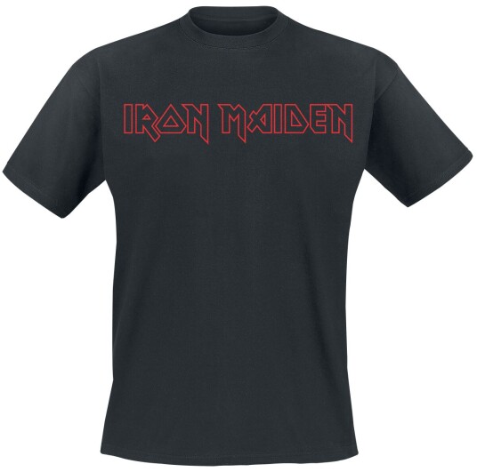 Iron Maiden T-skjorte Revised Logo S til 5XL Herrer svart Iron Maiden T-skjorte Revised Logo S til 5XL Herrer svart