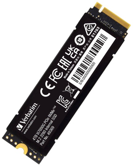 Verbatim Vi7000 SSD 4TB M.2 PCIe 4.0 NVMe 