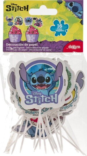 Stitch Kaketopper i Papp Pk/16