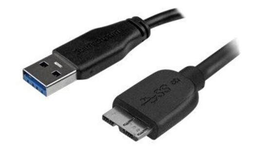 StarTech SuperSpeed USB 3.0 A til Micro B Kabel 15 cm Svart
