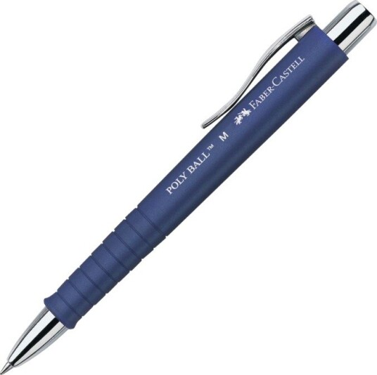 Faber-Castell Poly Ball - Kulepenn - Blå - 0.5 Mm - Medium - Retraktil Faber-Castell Poly Ball - Kulepenn - Blå - 0.5 Mm - Medium - Retraktil