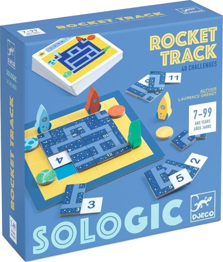 Djeco Spill Sologic Rakett Track OneSize Spill Blå