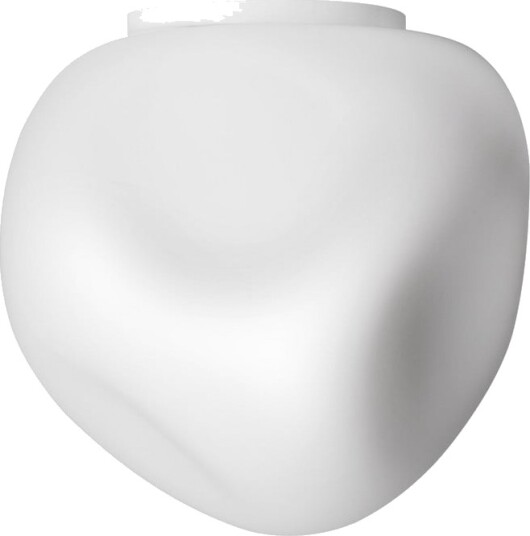 Taklampe Foscarini Hoba Midi Hvit Stue Glass Design Hvit