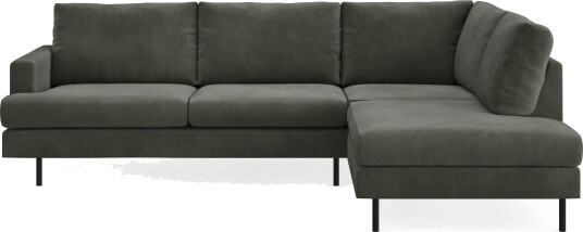 Menard Compact 4 seters Høyrevendt L formet Sjeselongsofa i Manchester Mørk grønn Menard Compact 4 seters Høyrevendt L formet Sjeselongsofa i Manchester Mørk grønn