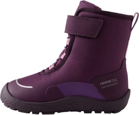 Reima Reimatec Barefoot Winter Boots, Talvella Kids - DEEP PURPLE - 22