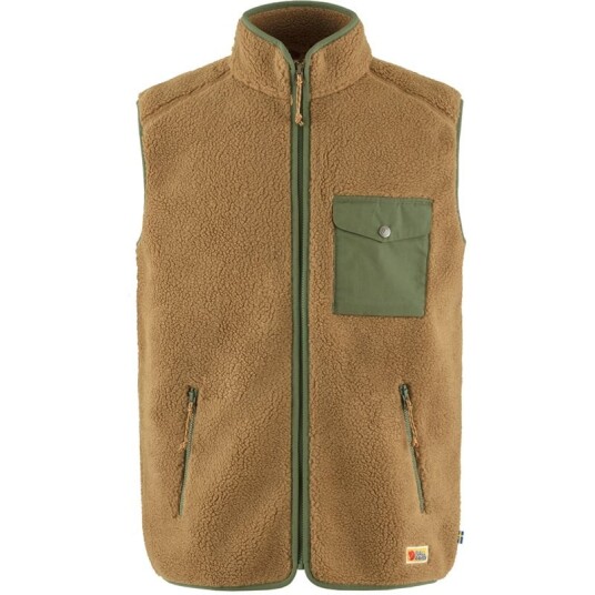 Fjallraven Vardag Pile Fleece Vest M Buckwheat brown Laurel Green XS Fjallraven Vardag Pile Fleece Vest M Buckwheat brown Laurel Green XS