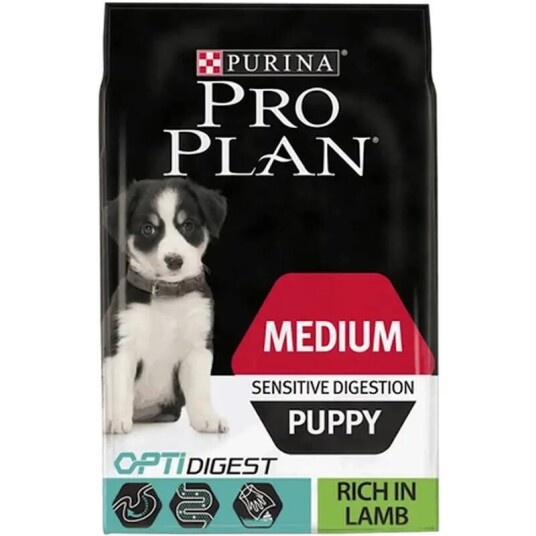 Purina Pro Plan Tørrfôr til Valper Medium Sensitive Digestion med Lam 12 kg