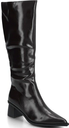 Bianco Bialeonora Tall Zip Boot Faux Leather BROWN PRATIA 39