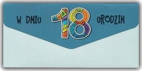 Trend Gratulasjonskonvolutt 18 År
