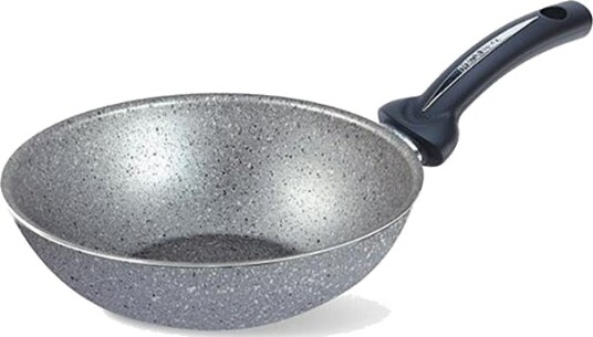 Pensofal Vesuvius Saut??panne/Wok med h??ndtak ??28 cm Sort/Hvit