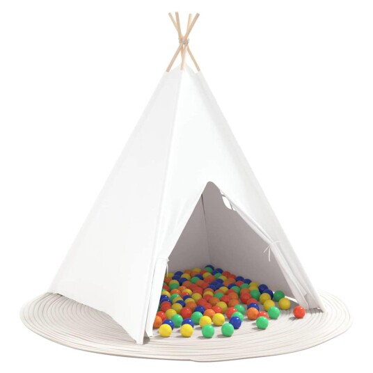 Teepee Telt Annet Hvit Medium Polyester Teepee Telt Annet Hvit Medium Polyester