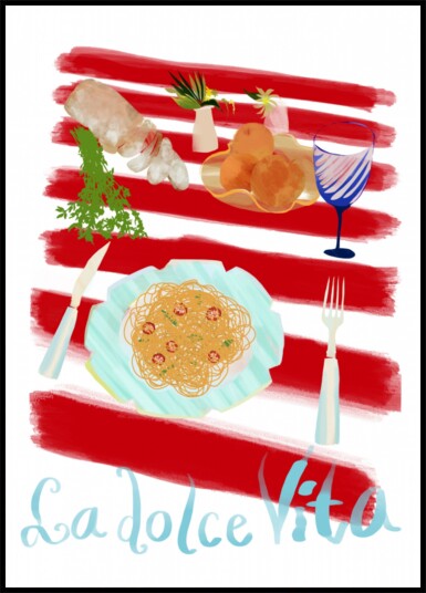 Italian Sweet Life Plakat / 40x50