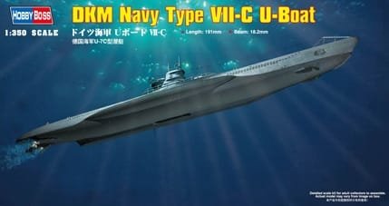 HobbyBoss 1/350 DKM Navy Type VII-C U-Boat