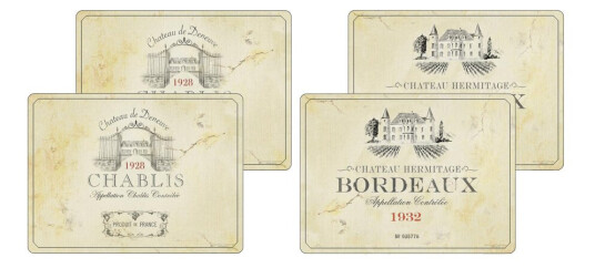Pimpernel  Vin de france bordbrikke 4 stk