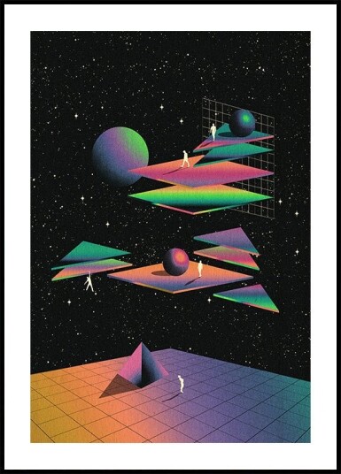 Cyber Levels Plakat / 21x30cm