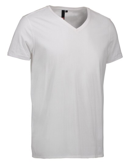 ID T skjorte Core V Neck Hvit