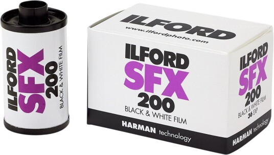 Ilford SFX200 35mm sort/hvitt film 36 bilder