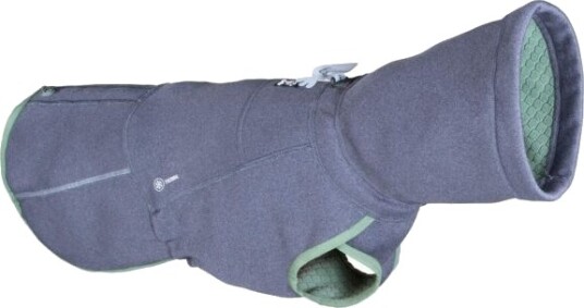 Hurtta Razzle-Dazzle Reversible Midlayer Hundjacka Grå/Grön (35 cm)