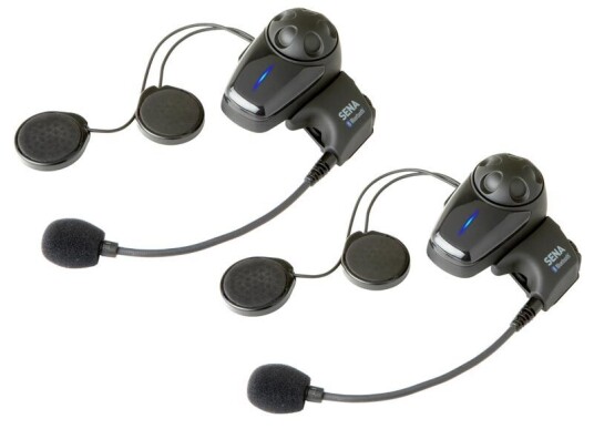 Sena SMH10 Dobbeltpakke for Bluetooth-hodesett en størrelse Svart