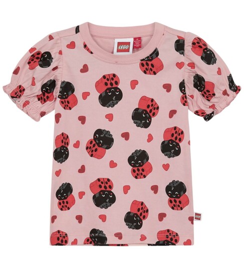 LEGO® DUPLO T skjorte LwTulip Rosa m. Marihøner LEGO® Wear 2 år 92 T skjorte