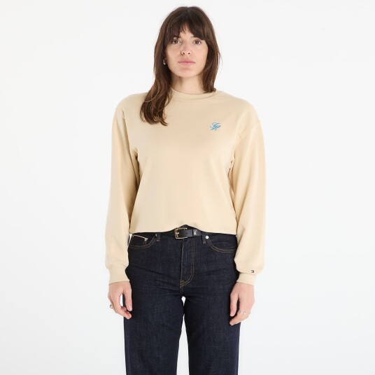 Tommy Hilfiger Th Script Reg Sweatshirt Cream M Tommy Hilfiger Th Script Reg Sweatshirt Cream M