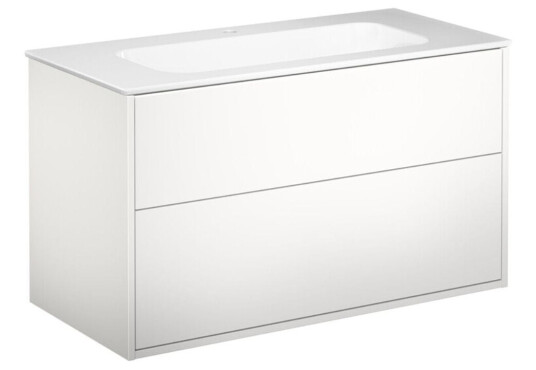Gustavsberg Artic møbelpakke, 100x47 cm, hvit/hvit Gustavsberg Artic møbelpakke, 100x47 cm, hvit/hvit