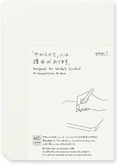 Midori Md Paper Pad Cotton Blank A5